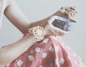 (레이스반지), 로맨틱레이스, crochet ring 